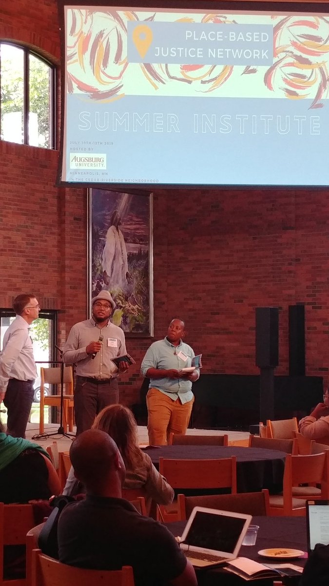 What a great way to kick off the Place-Based Justice Network Summer Institute.
