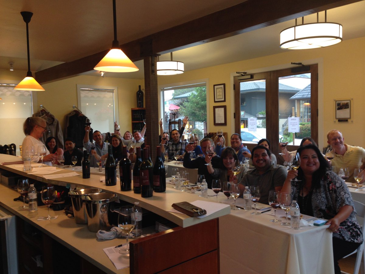 Our Carmel tasting room will be closing early tonight to prepare for the latest session of Summer Wine School. We will be having fun with unexpected pairings--wine and junk food! Cheers! 🍕🍷
