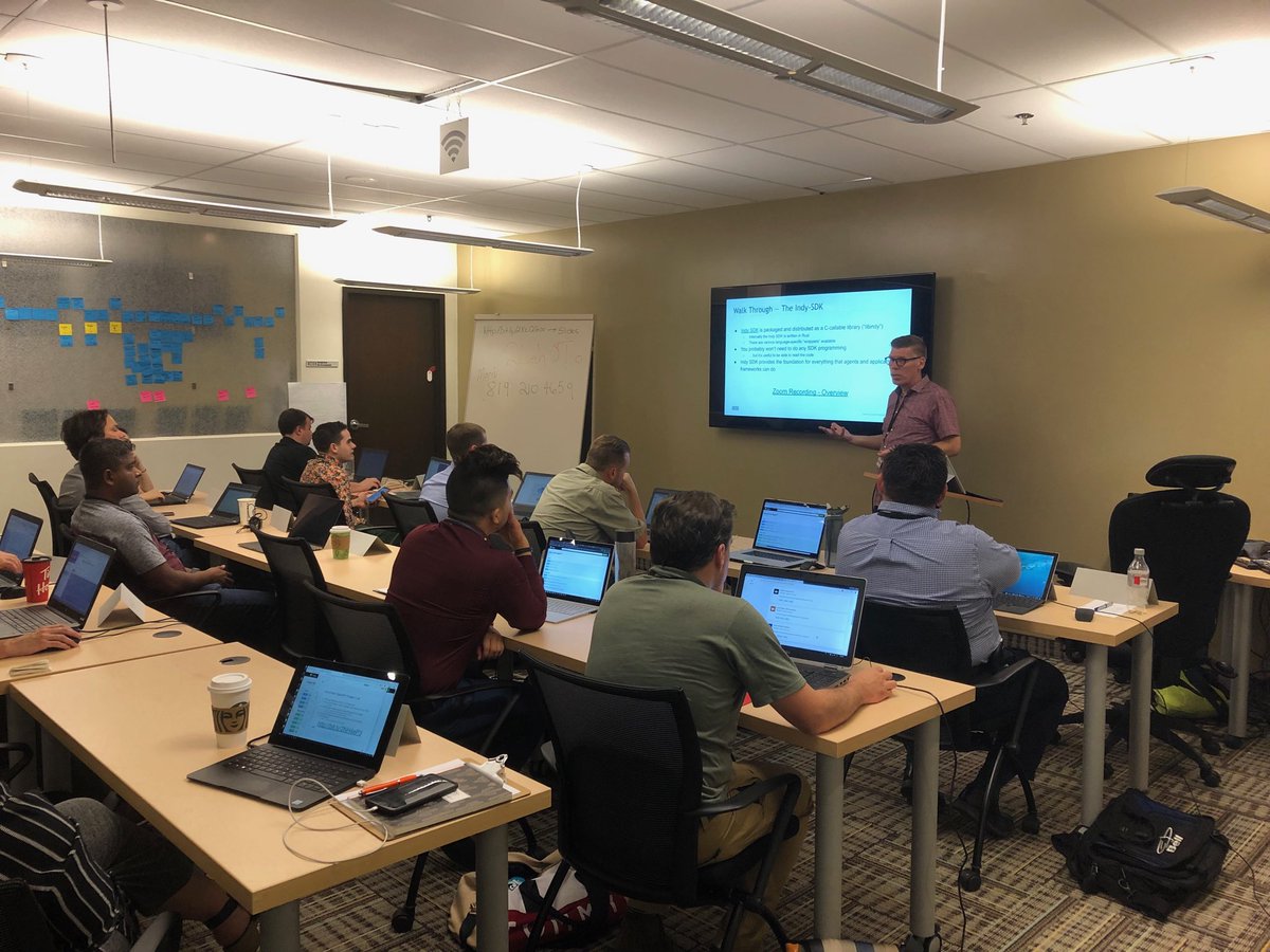 Finishing up day #1 of Hyperledger Indy and Aires training with Indy-sdk and Swagger fun .. and we have homework ! Amazing session so far #digitalidentity #blockchain ⁦<a href="/trbouma/">Tim Bouma 🚴🏻‍♂️</a>⁩ ⁦<a href="/pjackson28/">Paul Jackson</a>⁩