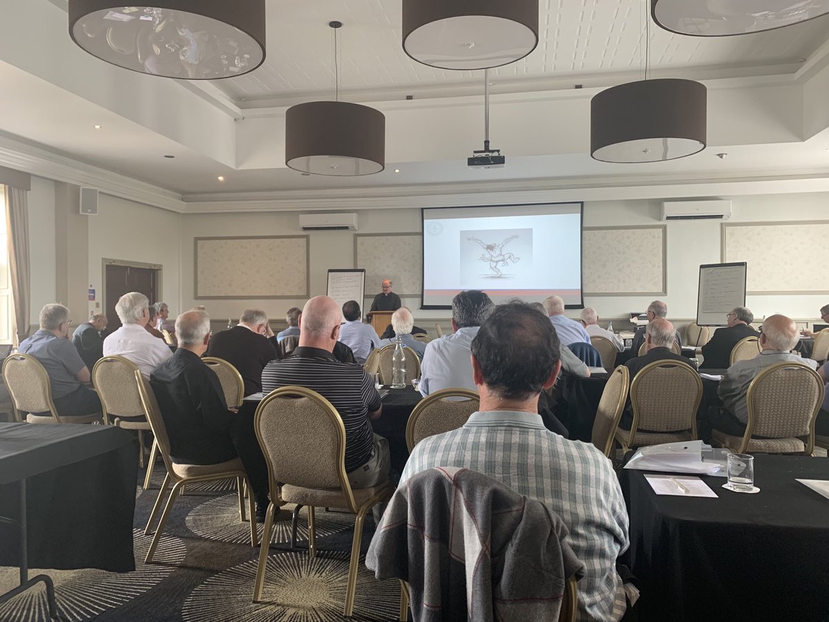 BishopPMcKinney's tweet photo. Words of thanks to Karen Foong, our Diocesan Ongoing Formation Director, & to all our guest speakers as our Clergy Conference draws to an end. Some excellent input & a great atmosphere of fraternal support. #priesthood #diaconate #dioceseofnottingham https://t.co/odhD8sgb8C