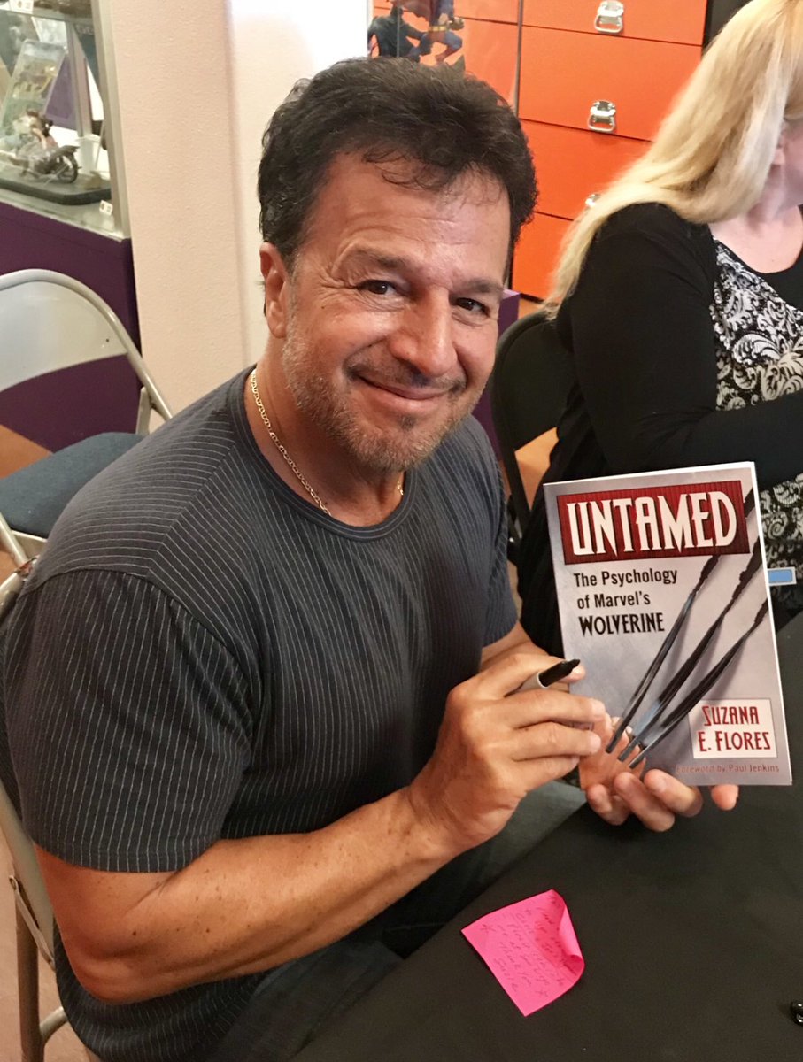 DrSuzanaFlores's tweet photo. I will be signing copies of my Book “Untamed: The #Psychology of Marvel’s #Wolverine” at @SDCC  (July 18th - 21st) under Desert Wind Comics at booth #4201! - Also signing under Desert Wind Comics is #JohnRomitaJr., #DannyFingeroth, and #FreeIsabelo!!! #SDCC2019 https://t.co/tSiitEHHcq
