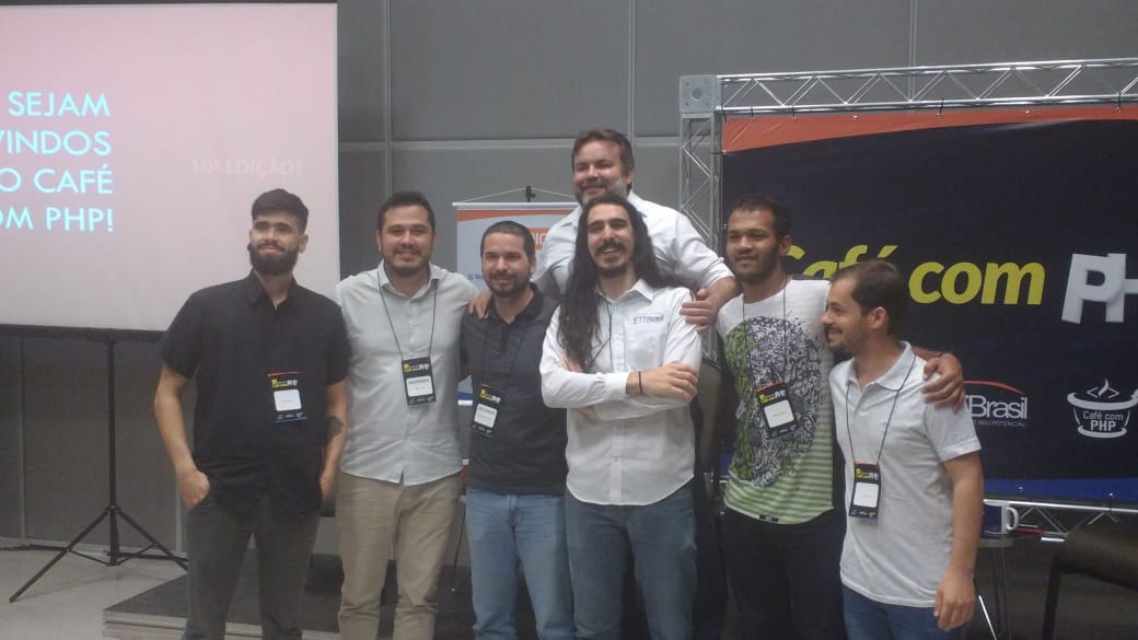 ETTBrasil's tweet image. CICB - Café com PHP - 10ª Edição!
Aqui estão alguns momentos da 10ª edição edição do Café com PHP, aguardem mais novidades sobre o próximo evento em breve!

#cafecomphp #cafe #php #10edicao #especial #cicb #tecnologia #programacao #linguagem #palestra #mesa #palestrante #publico