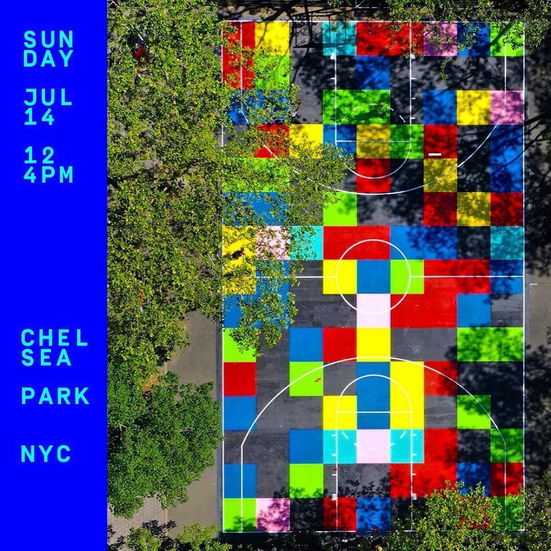 DesignApplause's tweet image. Hey #NYC ⚡️14July #fbairprogram hosts #CreativeCourtsNYC w @NYCParks new #basketball court mural by @robertottoepstein at #ChelseaPark Join @analoglab 
 12-4PM 🏀➕workshops w the #analoglab #DJ set by @softcircle 🍦 @peoplespops FREE 👉 RSVP da-is.us/2xaDATK
