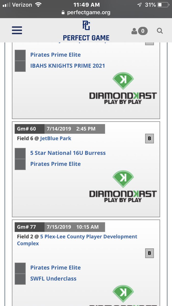 Pirates Prime Elite (@piratesprime) on Twitter photo Here is the schedule for <a href="/PiratesPrime/">Pirates Prime Elite</a> in the <a href="/PerfectGameUSA/">Perfect Game USA</a> Super 25 National championship Tournament in Fort Meyers, Florida. Going to be some great competition down south! Here is the schedule for <a href="/PiratesPrime/">Pirates Prime Elite</a> in the <a href="/PerfectGameUSA/">Perfect Game USA</a> Super 25 National championship Tournament in Fort Meyers, Florida. Going to be some great competition down south!