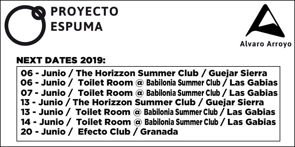 #proyectoespuma_agency 
#totalisimo

⏭NEXT DATES⏮

For Booking:
+34 958 20 25 07
+34 685 33 94 37
booking@proyecto-espuma.com
proyecto-espuma.com/agency