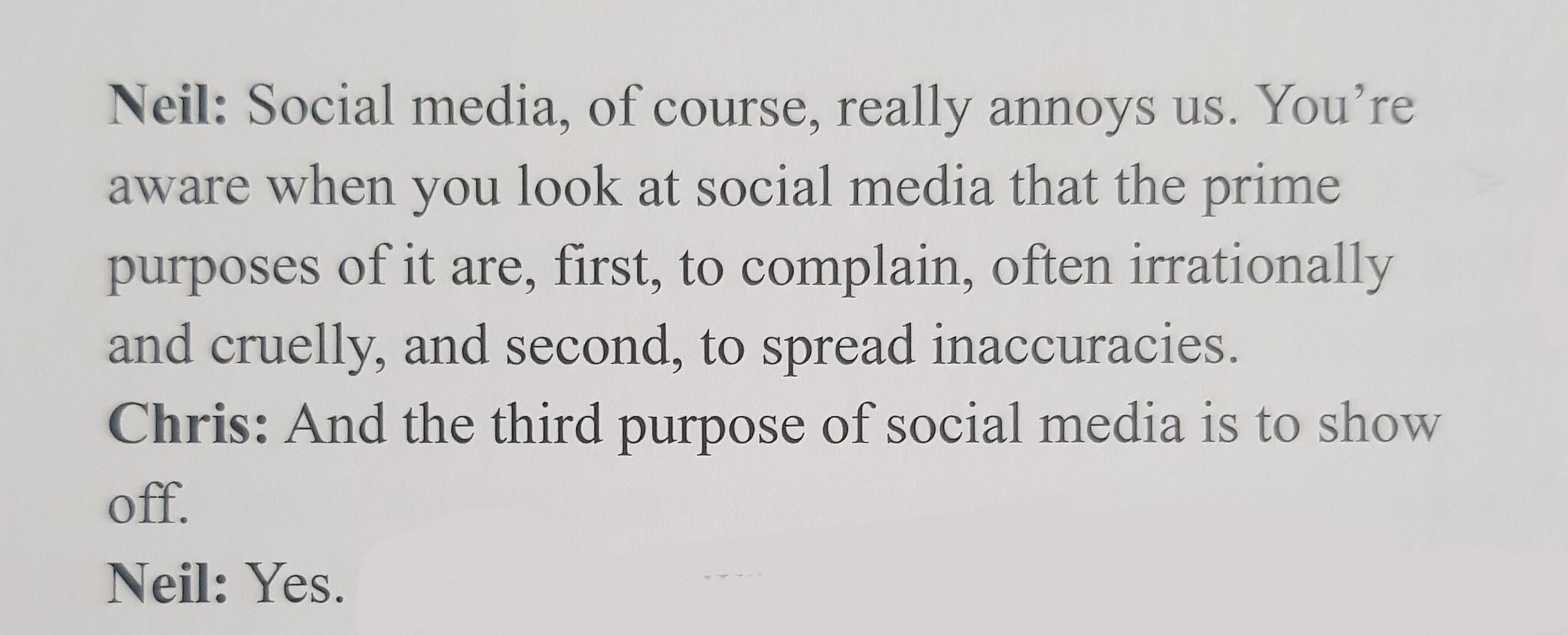 Nicked this from Happy birthday Neil Tennant (Again) 