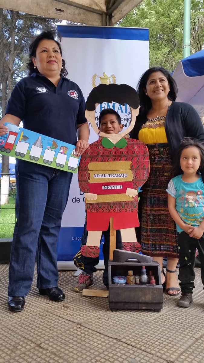 MINTRABAJOGuate's tweet photo. El trabajo no es cosa de niños, con ese lema se celebró en #Quetzaltenango el Festival de Lucha Contra el Trabajo Infantil, organizado por Comité Departamental para la Prevención y Erradicación del #TrabajoInfantil #CODEPETI https://t.co/J4OIWxyO9m