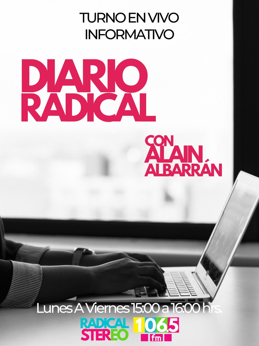 RadicalStereoFm's tweet photo. #Informativo 🗣
Hoy en #DiarioRadical con Alain Albarrán.

🛑 Inician programa de bacheo para calles de #Tlaxiaco.
🛑 Inauguran instancia de la mujer en Tlaxiaco.
🛑 Lista la feria del hongo para San Esteban Atatlahuca

Esa y más #Noticias de 3 a 4 de la tarde por el 106.5FM. https://t.co/re4bcQIYmA