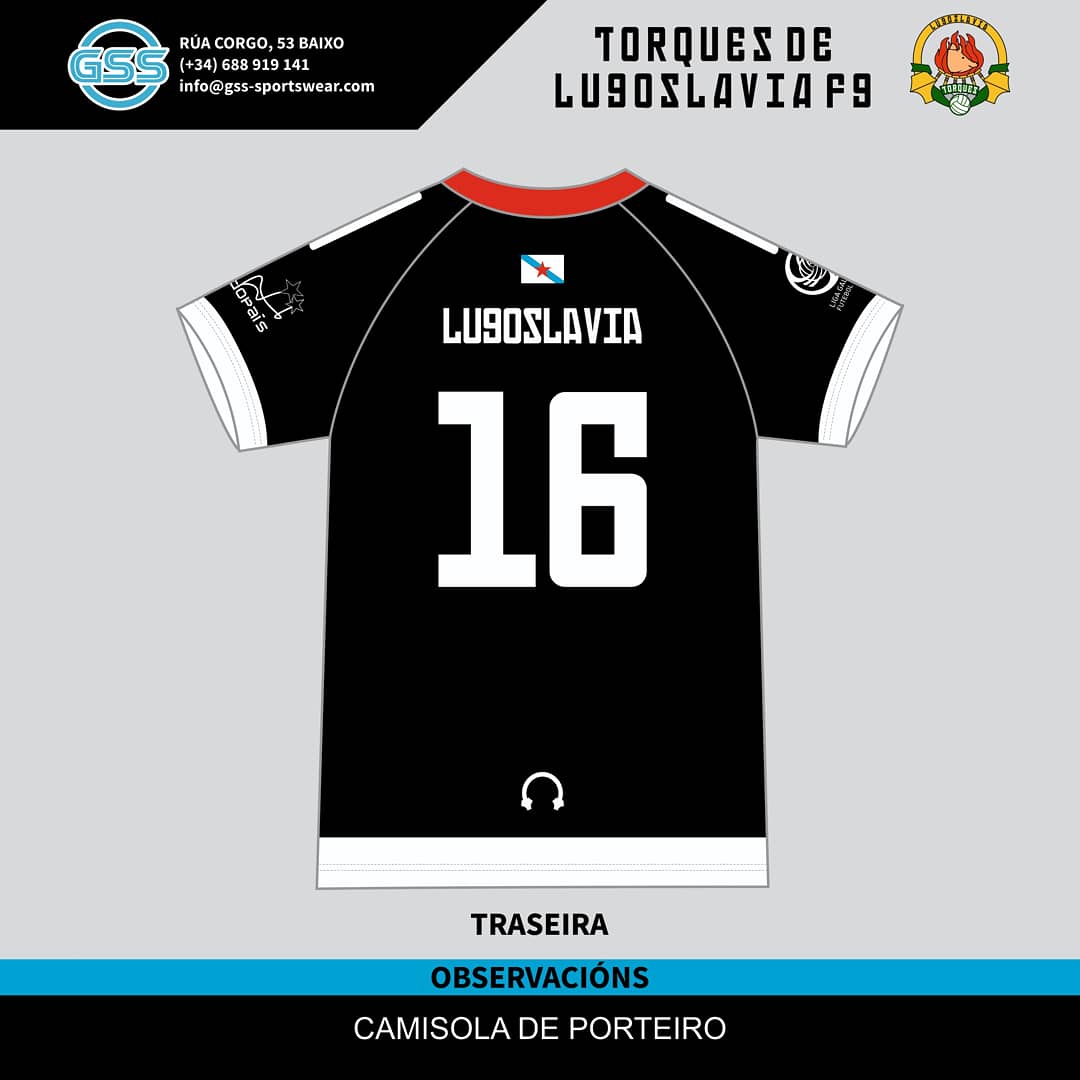 GSS_Ireland's tweet photo. Torques de Lugoslavia goalkeeper jersey made through @GaelicSportShop. Only the best for the best! #GSS #OnlyTheBestForTheBest #Torques #Lugo #GaelicFootball #FútbolGaélico #LigaGallaecia #ForzaTorques https://t.co/M7Z0m2ZE8g