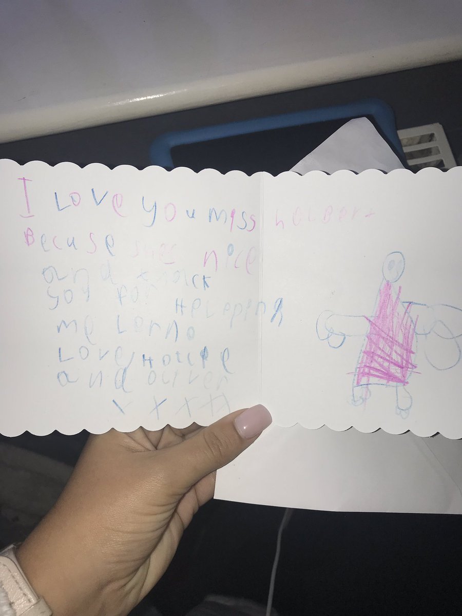 laura57056851's tweet image. Hollie is gutted to be leaving Miss Holbert next year after 2 years #year1 #ontoanotherchapter @StJohnsCE @stjohnsce_year1