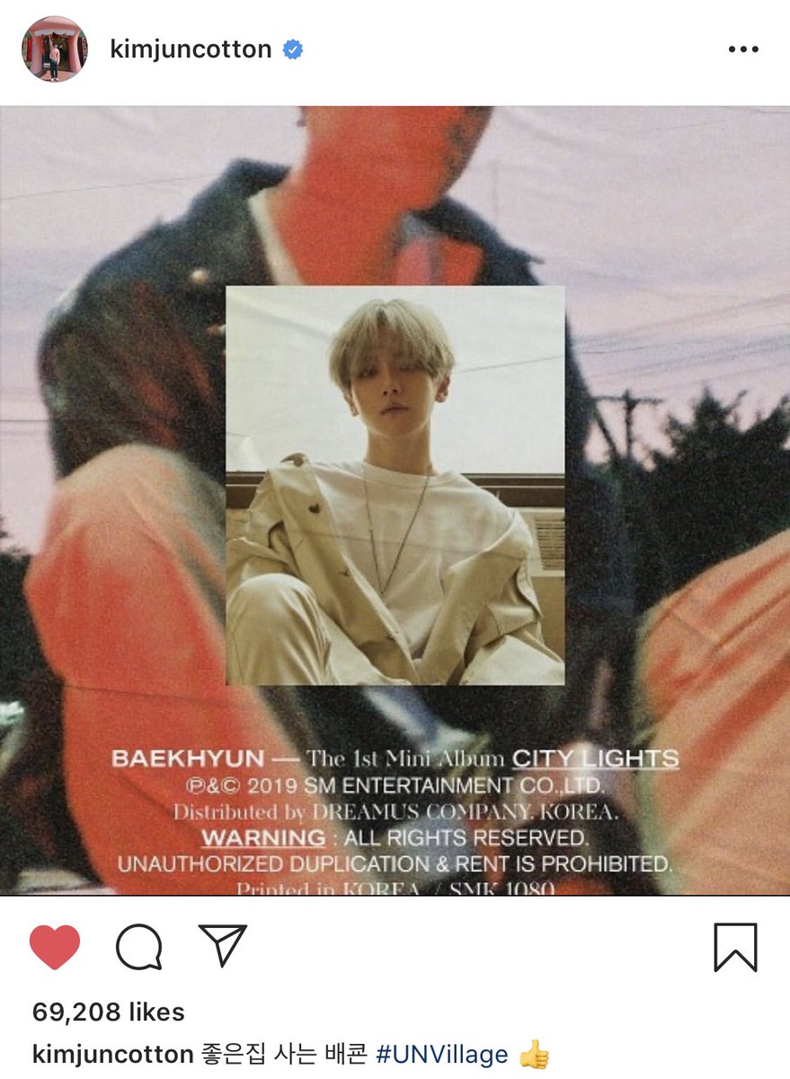 bestofbyunbaek's tweet photo. kimjuncotton instagram update!

“baekhyun who bought a good house #UNVillage 👍”

#BAEKHYUN #백현 @B_hundred_Hyun https://t.co/773mmzGNMA