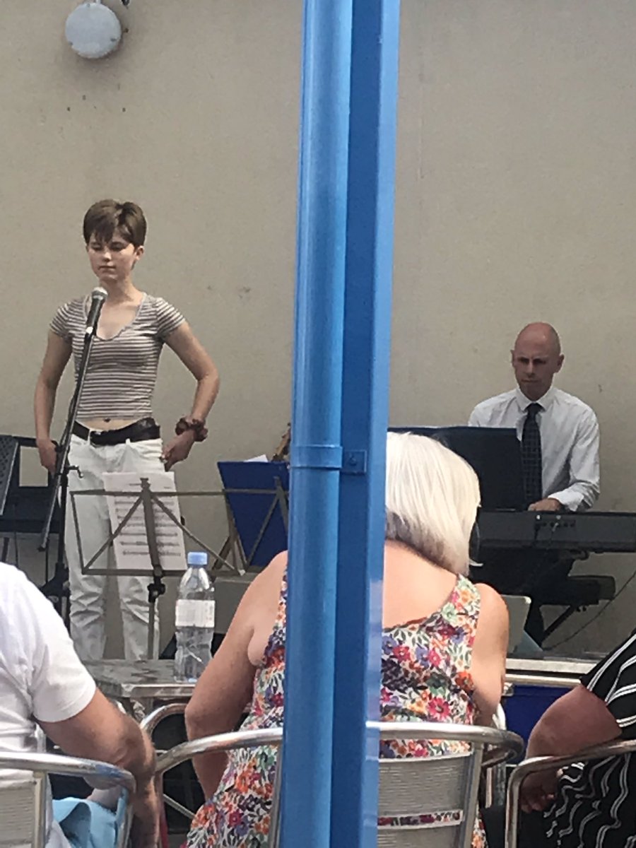 Cartwrightmus's tweet photo. A lovely Summer afternoon in the piazza ending the term with a Summer concert 😀#helesmusicdepartment https://t.co/iwFgjaawBK