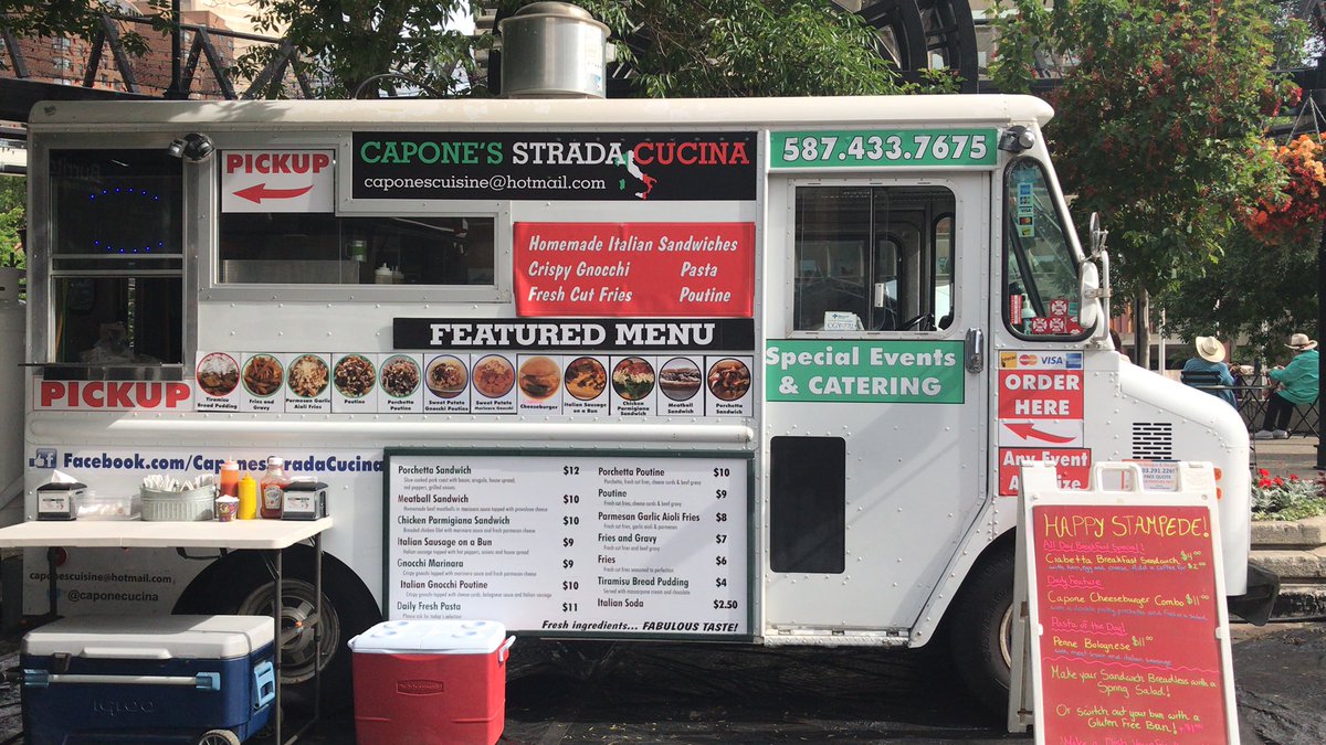 Come try our famous porchetta at Olympic plaza today until 2pm!