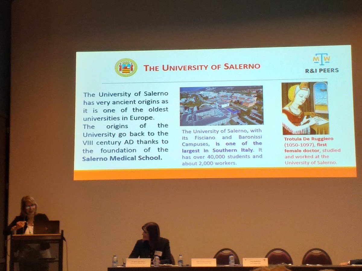 EuropeNthecity's tweet photo. [#GenderEquality workshop] Enthusiastic Case study on a project about #WomeninSTEM #SAGEcharter

🎤 Prof. Loredana Incarnato @UniSalerno 🇮🇹 @ripeerseu 

💰Funded by #Horizon2020 🇪🇺
•
#europeNthecity #growingEquality #researchInvestEU #GenderPayGap #EUbubble https://t.co/6ajdtpqllg