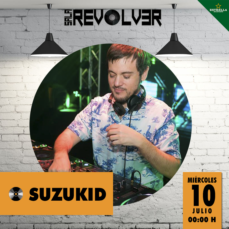 La música más refrescante para esta noche de miércoles la tienes saliendo directamente de la interminable maleta de nuestro querido Suzukid Dj.
¡¡No te quedes en casa y ven a disfrutar de su sesión en SALA REVÓLVER!!