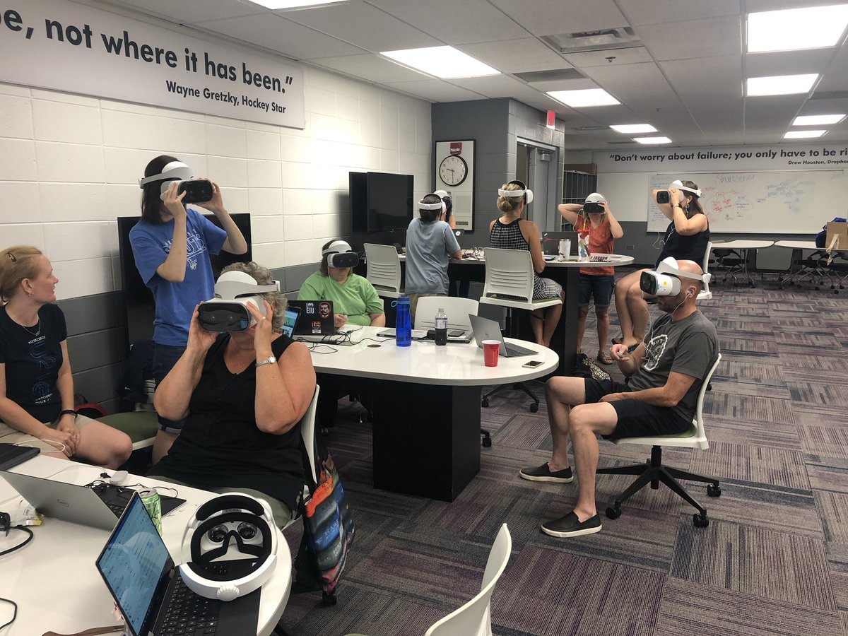 VR PD for <a href="/LFHS_LakeForest/">Lake Forest Community High School D115</a> teachers. <a href="/LenovoEducation/">Lenovo Education</a> <a href="/GoogleForEdu/">Google for Education</a> #edtech #googleEDU