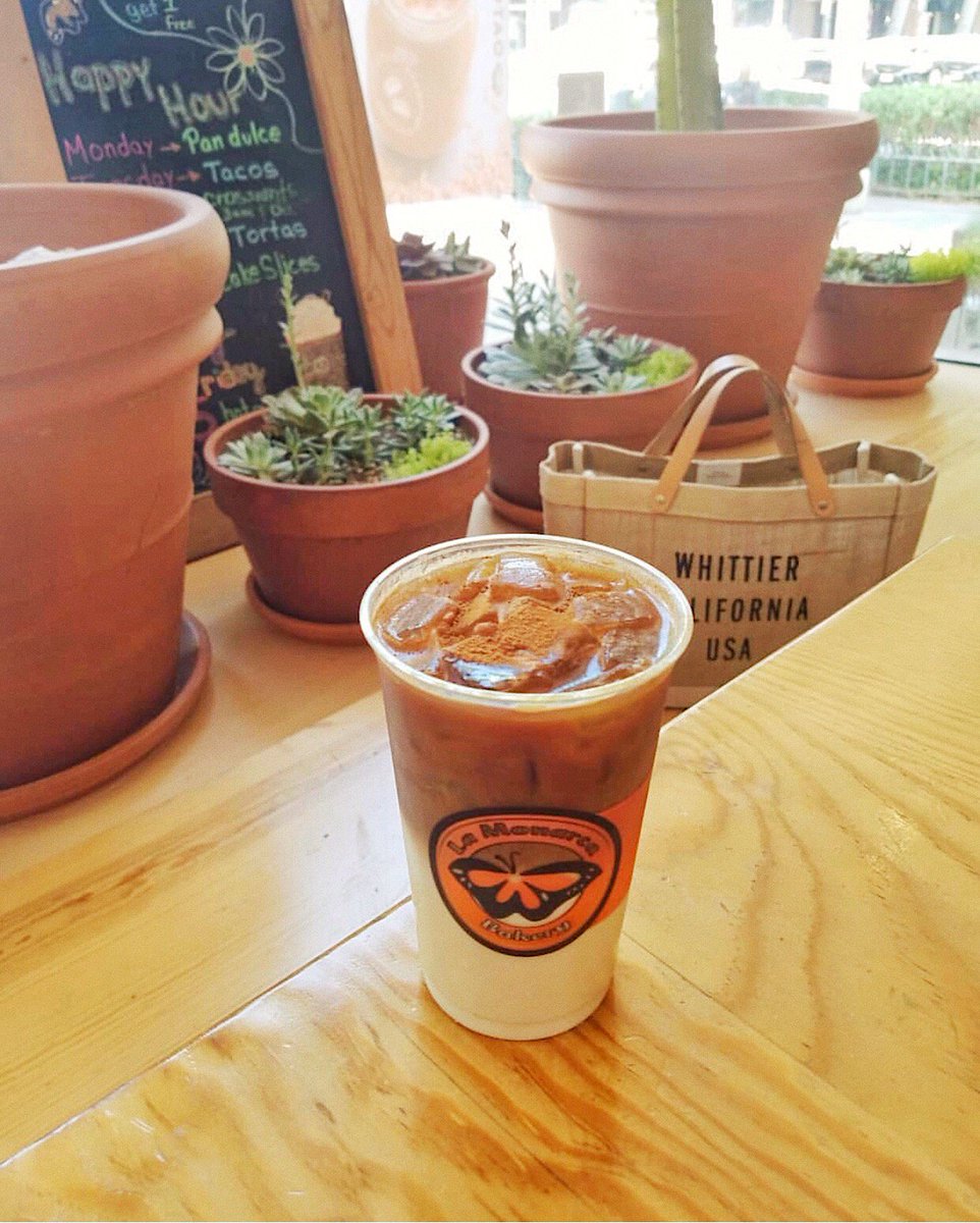 LaMonarcaBakery's tweet photo. Much needed Iced Oatchata Latte to get us through this long work week 🙏🏼 Have you tried our new Oatchata yet? #humpday #icedlatte #oatchata https://t.co/tBAUqo8IoX