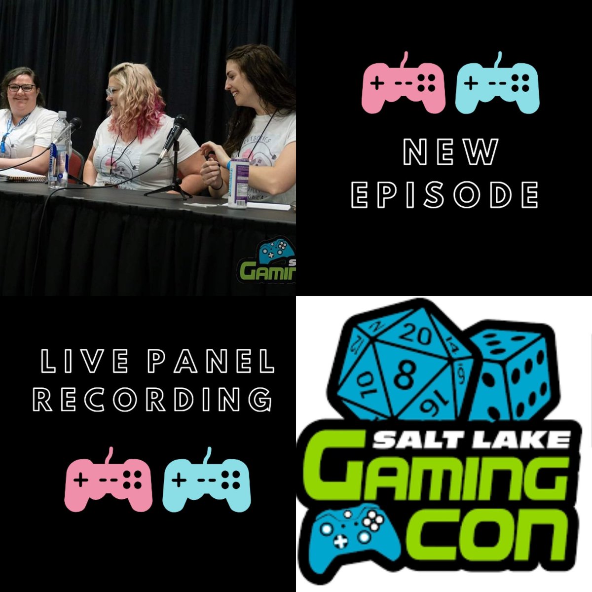 CutsceneCupcake's tweet photo. New episode today! It's our LIVE recording from Salt Lake Gaming Con! @SLGamingCon
#podcast #videogames #slgamingcon #saltlake #gaming #gamers #gamergirls #ladypodsquad #PodernFamily #newepisode https://t.co/SUYCNWePGL