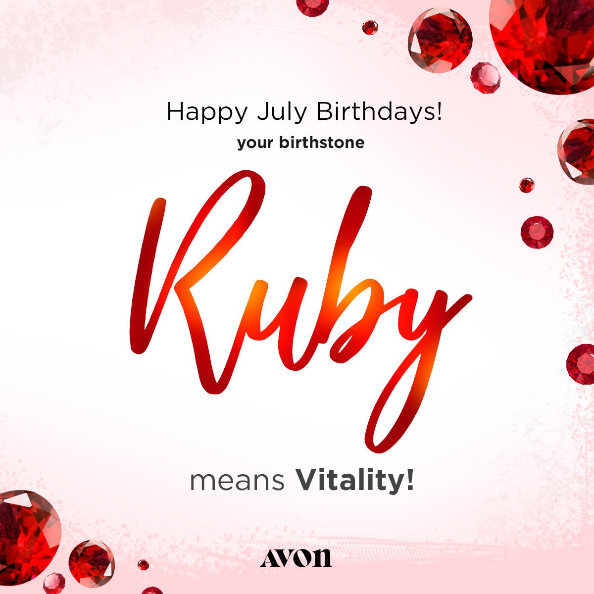 AvonLadyAshley's tweet image. Where are all the July birthdays at? Select your birthstone jewelry here: go.youravon.com/3f6cdz
#rubyred #summerstone #julyishere