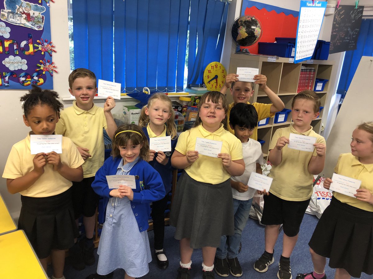 ButtonLane_'s tweet image. Our final times tables test of year 2!! Well done for all your efforts, our last times tables champions 🏆 #2NT
