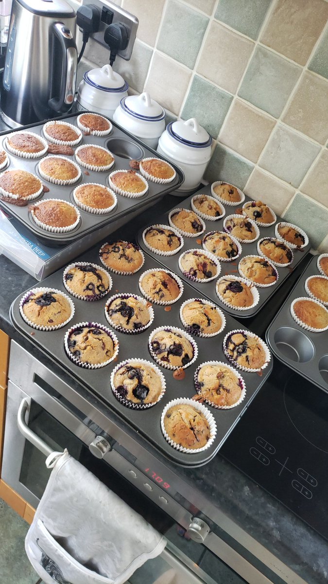 MissHunter20's tweet photo. Following the shopping yesterday, the baking is being done ready to sell tomorrow! Remember this money is going towards the endangered animals. Please bring 50p #year1 #enterprise  #savetheanimals @wwf_uk @stanneskly https://t.co/uWZi5Uktbq