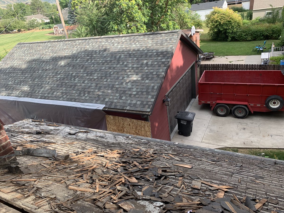 castleroofing2's tweet photo. This almost 80-year-old roof is getting up to code with new sheathing, and shingles. She is going to look so pretty soon. #newroof #uptocode #crowningyourgreastestinvestment #castleroofingllc https://t.co/wrT3Hzwqgg