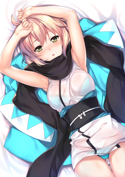 まだ見ぬ水着 #沖田総司 #FGO 