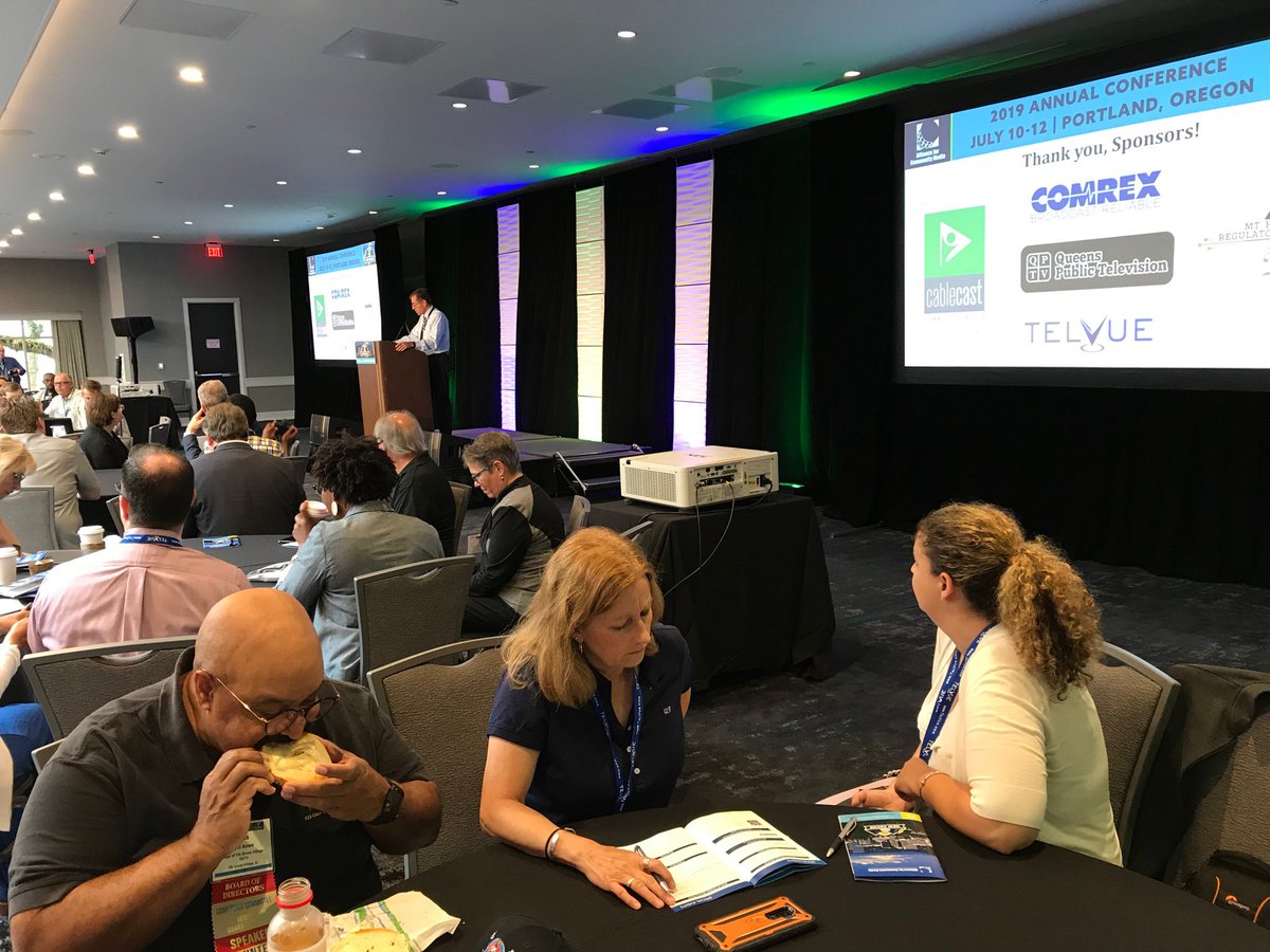 rdtmdus's tweet photo. #ACMPDX kicking off this morning with welcoming messages and a great convening of community media practitioners. https://t.co/OepILVbmY8