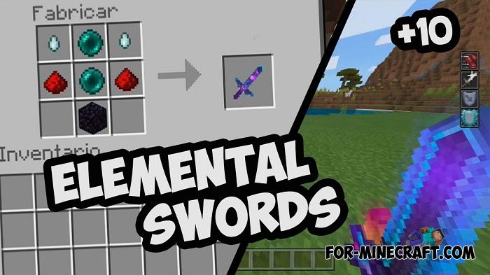 Coulmine on X: Elemental Swords Addon for Minecraft PE 1.12/1.13    / X