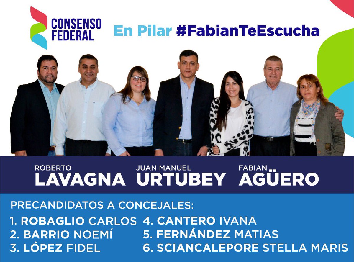 juvlavagnapilar's tweet photo. En pilar vota futuro. #FabianAgüero #elecciones #pilar #consensofederal #FabianTeEscucha #lavagnaurtubey @Fabiandepilar @RLavagna @UrtubeyJM https://t.co/CVTWTNHhnY