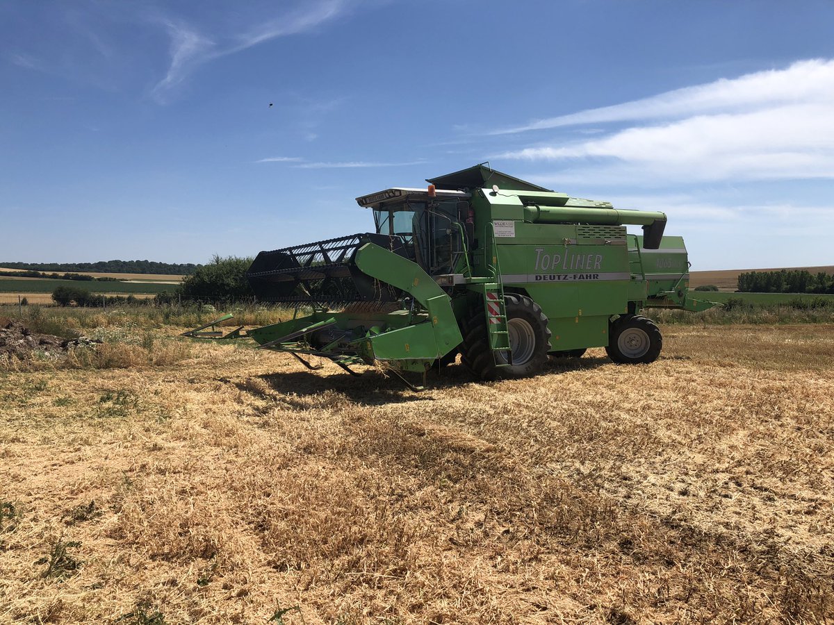 BADURAUX_j's tweet photo. voilà ça c’est fait ! pois de printemps bon les rendements ont pas l’air «ouf» moins de 40qx certainement il me reste quelques tonnes à livrer 😟 très déçu ils ont été magnifiques tout le #printemps l’allongement de #rotation en lorraine c’est pas simple #Moisson2019 #moissonemc2 https://t.co/SUcDj7Eueo