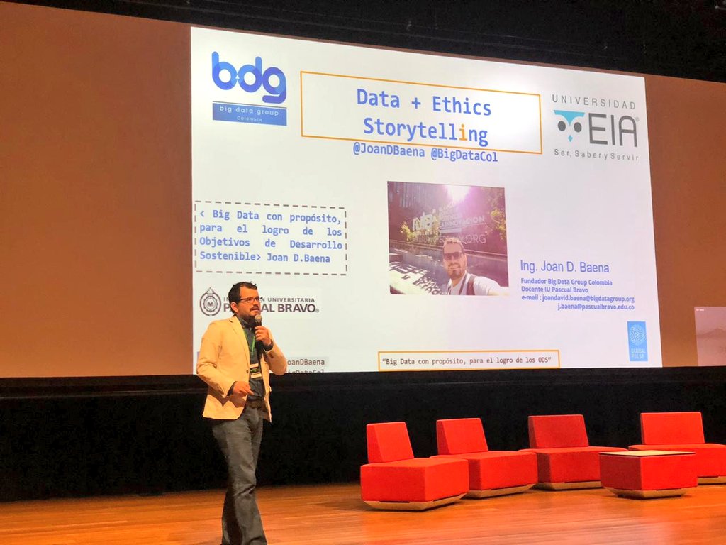 BigDataCol's tweet photo. Gracias por la invitación a Big Data CO 3.0, para compartir conocimientos y experiencia en Data + Ethics Storytelling 👆👍🤗😊👏😍
@UniversidadEIA @URosario @MACC_URosario @JoanDBaena 
@IUPascualBravo @BigData_CO 
#BigData #BigDataCo https://t.co/NxK9Z8xQ70