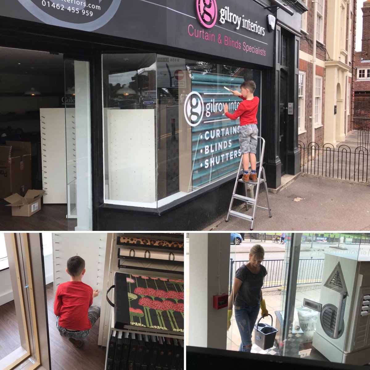 The thing about a #FamilyBusiness you can always rely on everyone when you need all hands on deck. Malcolm's excuse for not being in this family portrait is that he's the photographer.
They've done a fantastic job &amp; we hope you all ❤️ our new #Hitchin showroom as much as we do.