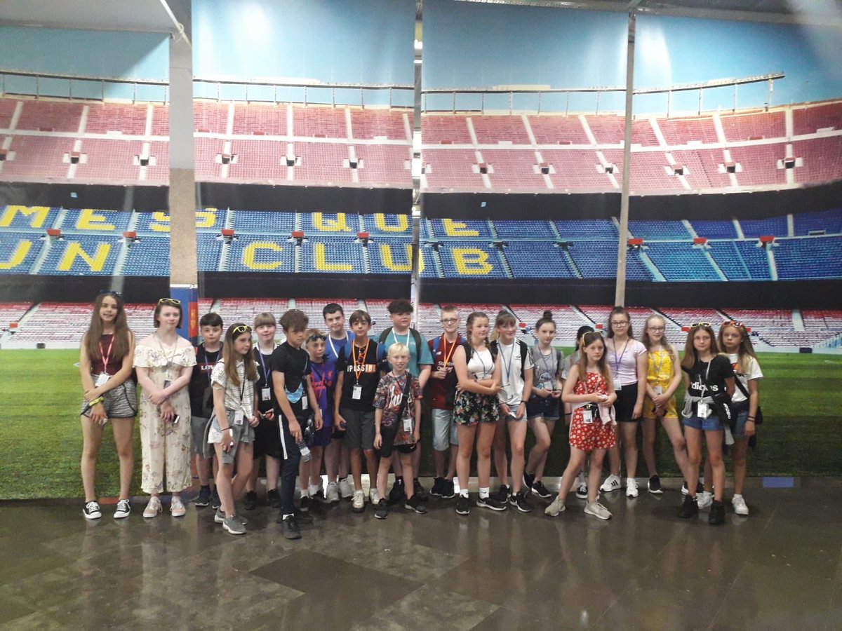 RBSCMFL's tweet photo. Highlight so far has to be our tour of Camp Nou - sign us up @Barca 🇪🇸 ⚽️ @RobertBlakeSC @AdaptableTravel https://t.co/97z8R1raNN