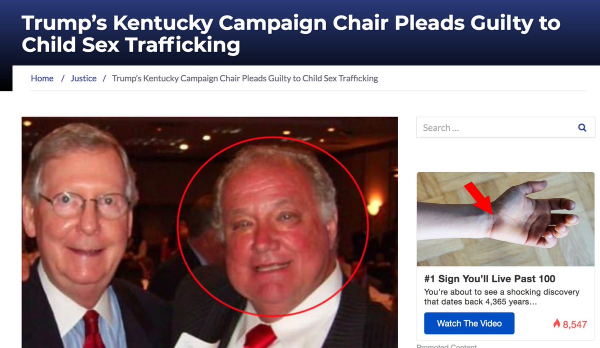 Also, the state chairman of Trump's 2016 campaign in Kentucky who later pleaded guilty to child sex trafficking is different from the state chairman of Trump's 2016 campaign in Oklahoma who also later pleaded guilty to child sex trafficking.