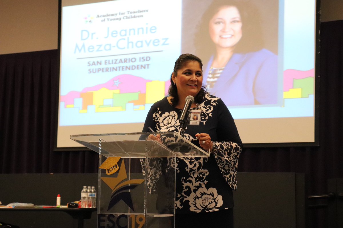 ESCRegion19's tweet photo. Thank you to @jmezachavez for inspiring teachers at today's @Academy4TYC conference with a heartfelt speech about the importance of teaching young children. #ATYC #ATYC2019 #WeR19 @SanElizarioISD #SEHStheBest #TXed #superintendent https://t.co/UiVfvopJbT