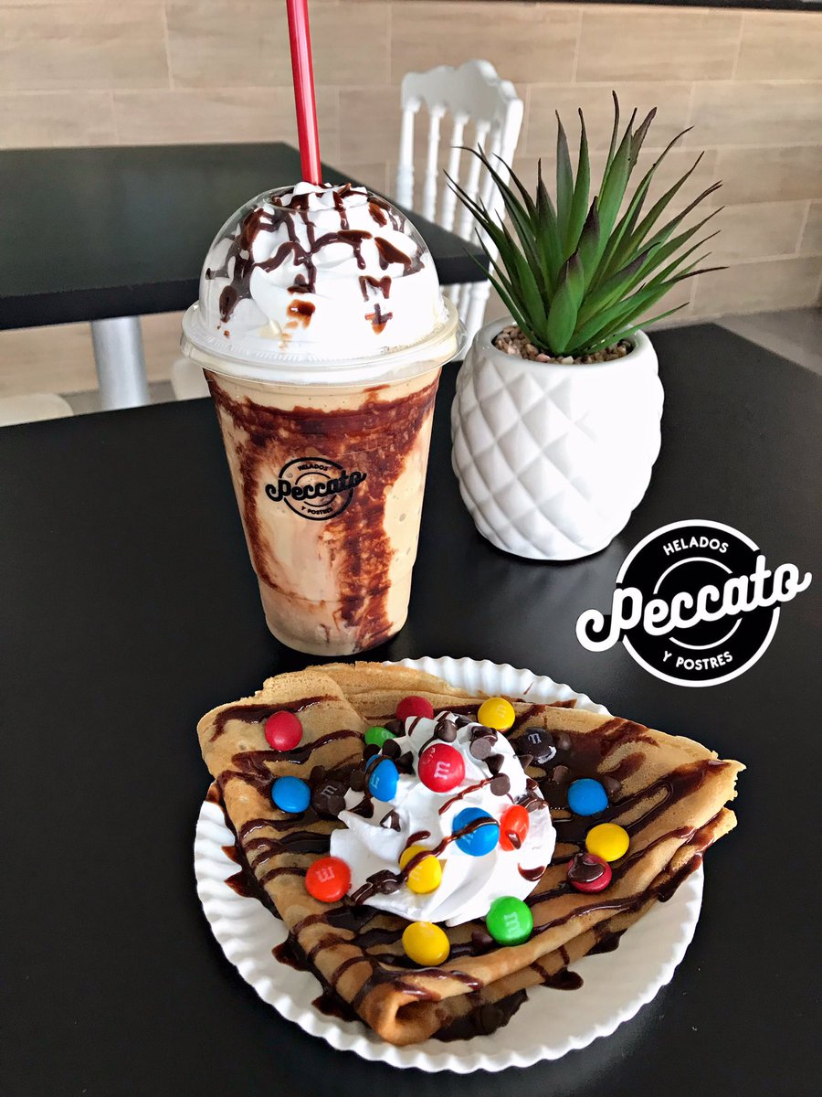 peccatolm's tweet photo. PROMO 💥
Frappe + crepa $90

20 junio al 21 julio 
4:00 a 7:00 pm https://t.co/ew8uPpK85I