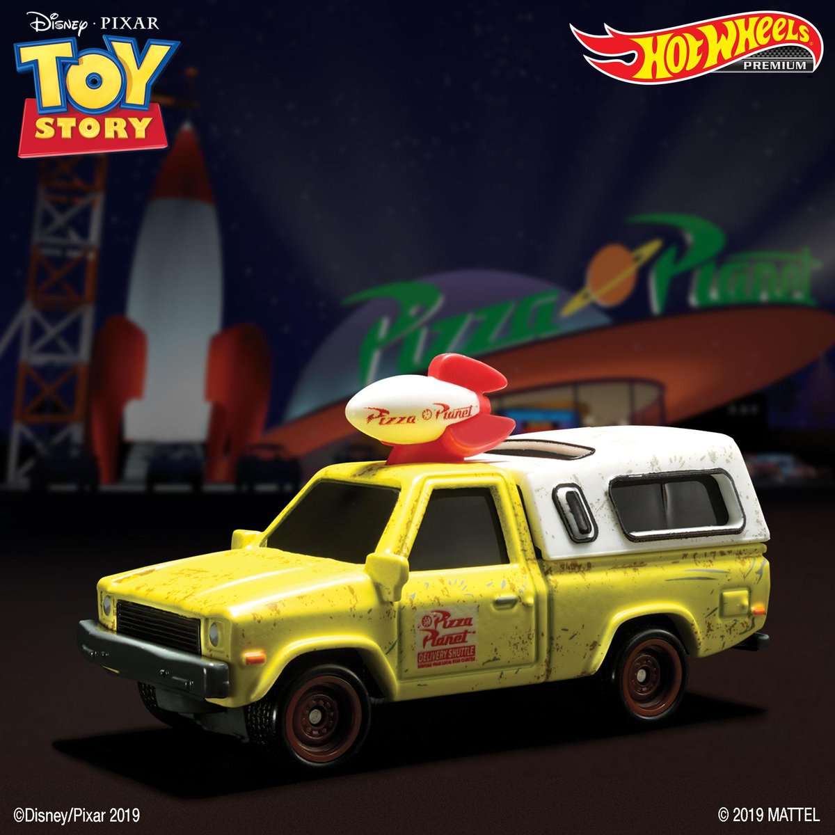 hot wheels toy story pizza truck