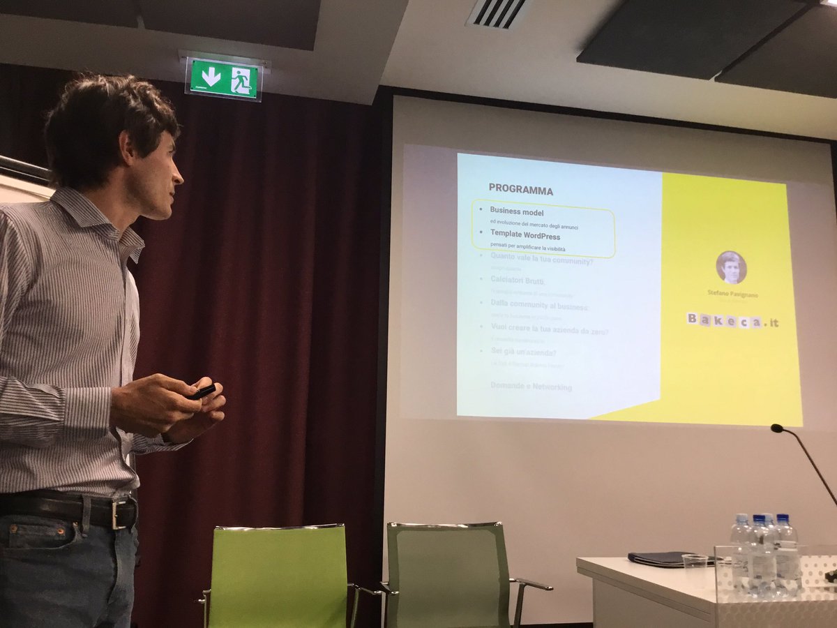 fRa_gAv's tweet photo. Stasera a @CopernicoWork per una serata insieme a @bakecait e @Starboost_it per presentare #BakecaFactory. 
La parola al nostro CEO Stefano Pavignano! https://t.co/2Tjs2ehjdV