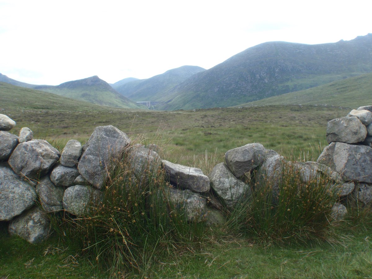 Mournelive's tweet photo. Our countryside team repaired the stone wall around the gate and stile at Banns Road today. https://t.co/ho0oeg4x5B