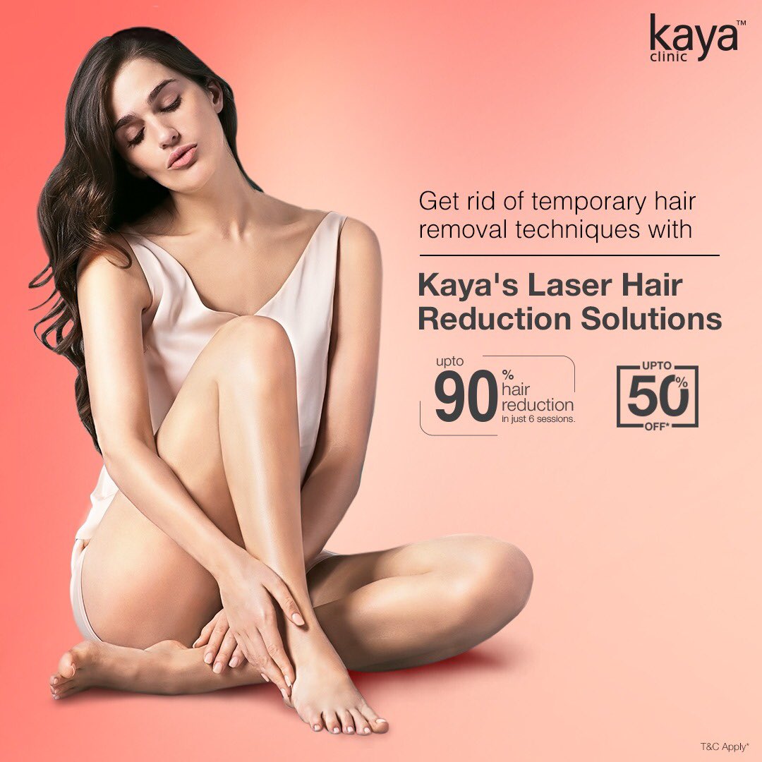 Kaya Clinic  This season of love get up to 40 off on Laser Hair  Reduction Treatment Treat yourself with ABetterSolution by saying goodbye  to dull underarms forever and hello to smooth