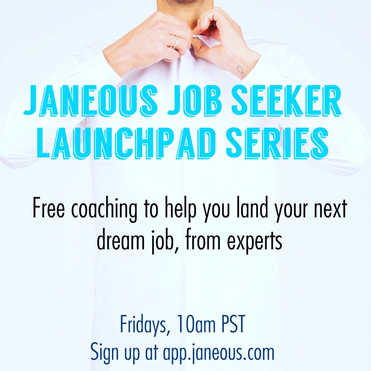 JaneousApp's tweet photo. Starting next Friday, we will be hosting a brand new series, the “Janeous Job Seeker Launchpad Series” to help #jobseekers launch your next career. 
#jobinterviewtips #careercoaching  #jobsearching #jobhunt #careerchange #leadership #motivation #successtraining #hiringnow https://t.co/kB8kFEp7q7