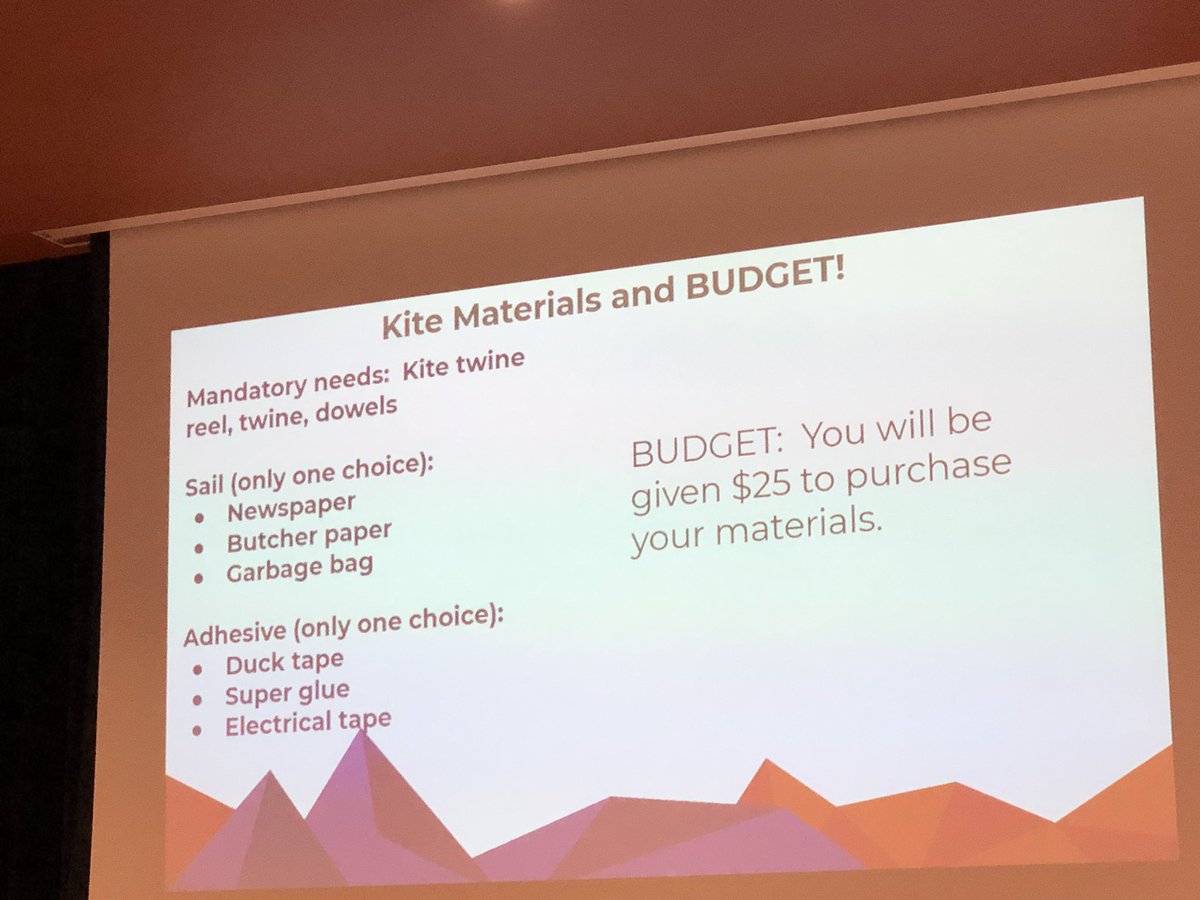 AWilsonESM's tweet image. Kite Project Launch - budget, plan, &amp;amp; design underway #PBL #transdisciplinarylearning #esmPGspartancamp #esmPGproud @MaryMancini15 @npetranchuk @BethChavoustie