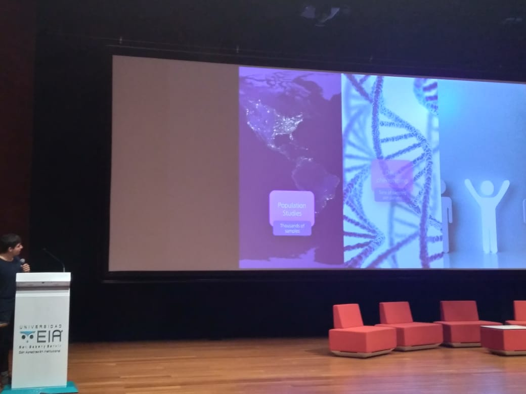 BigData_CO's tweet photo. Juan Santiago Medina presenta Isabl en @BigData_CO https://t.co/UCpeJCdJlN