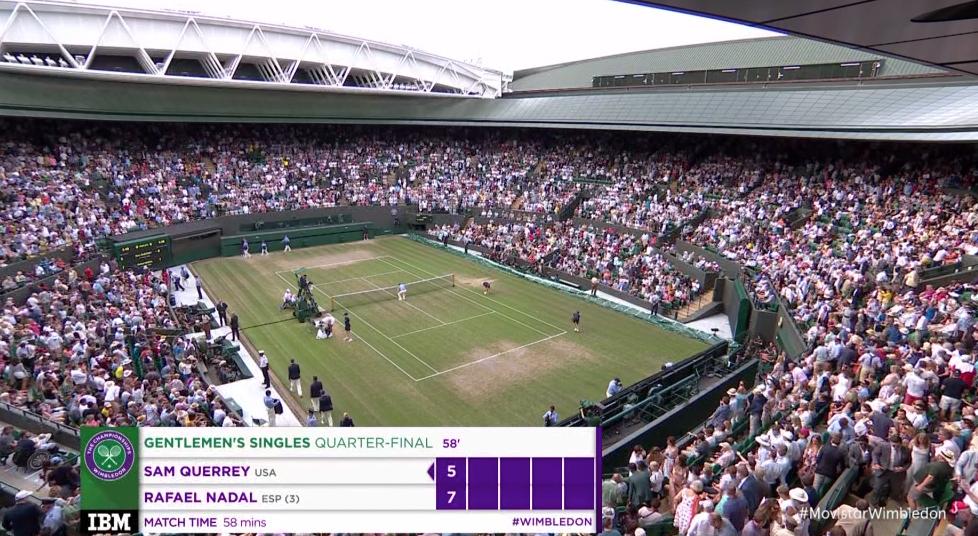jutre95's tweet image. #FirstSet Wins #Nadal Vs #Querrey #Tenis #Tennis 🎾