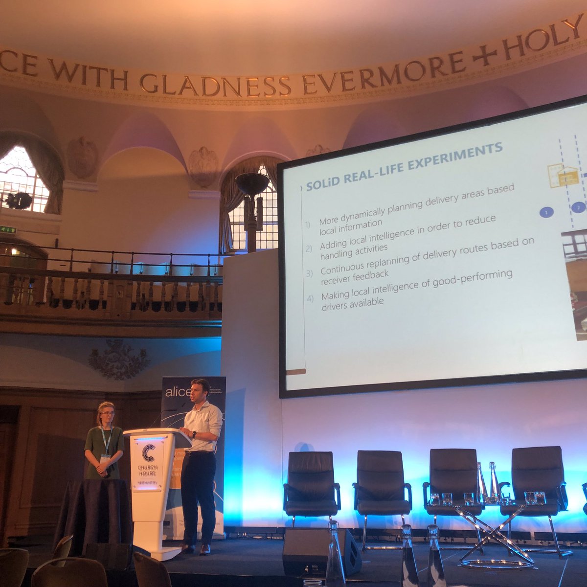 CityLogisticsNL's tweet photo. Interesting results from Dutch SOLID project #ipic2019 more efficiency with self-organisation in parcel deliveries https://t.co/4eyuN8jEF0 https://t.co/RXsiNl6t8v