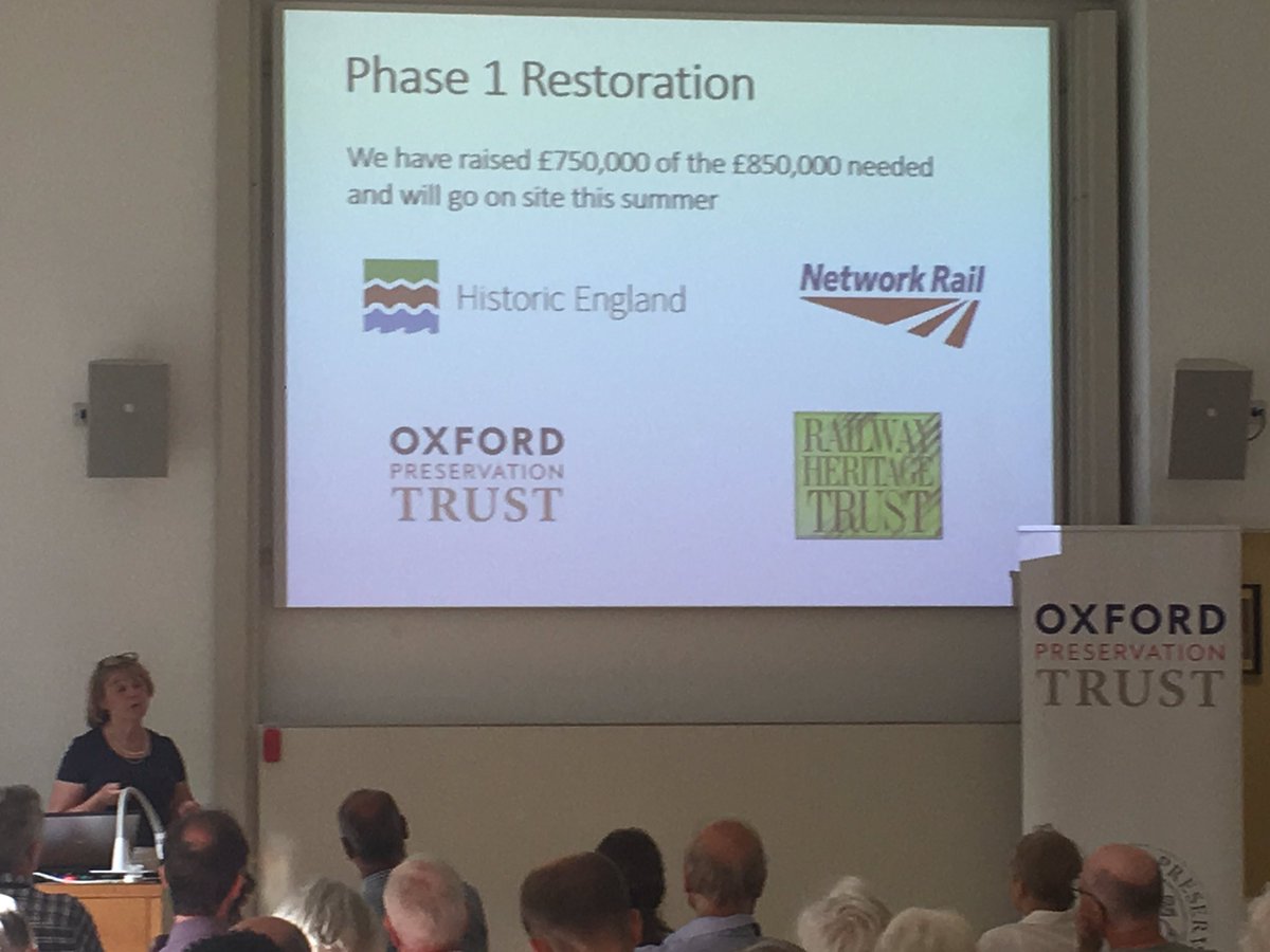 Packed house <a href="/OxfordSBS/">Saïd Business School</a> with <a href="/OxfordPresTrust/">Oxford Preservation Trust</a> hosting a focus group &amp; engaging with the public to restore the Rewley Rd Swing Bridge.