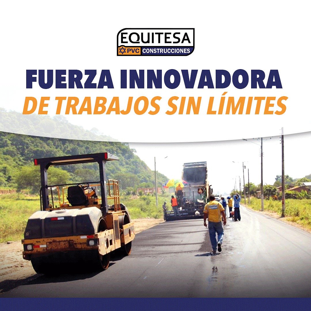 EquitesaEC's tweet photo. Con Equitesa consigues una fuerza innovadora de trabajos sin límites, no hay proyecto que no podamos realizar ✔️🚜🚛🇪🇨⠀
#equitesa #construccion #constructora #maquinariapesada #building #proyectosciviles #ingenieros #arquitecto #ingenieria #ingcivil #guayaquil #guayas #gye https://t.co/VXXVnNzh96