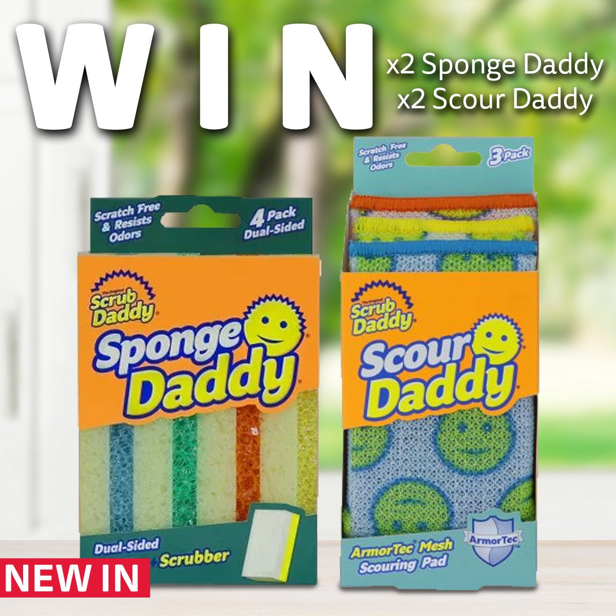 QDStores's tweet photo. We are excited to have the BRAND NEW sponge and scour daddy available in-store! 

We want to give you the chance to #win 2 packs of each

To enter simply FOLLOW our page RETWEET this tweet and TAG a friend!

END DATE: 17/07/19
T&amp;Cs: https://t.co/bAgqUz6Fkj
#Competition #Prizedraw https://t.co/rjHbo4IWZe