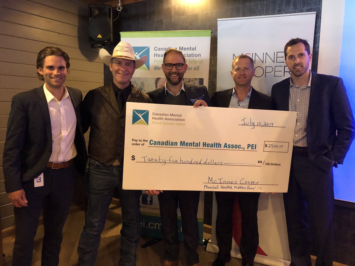 MichaelDrakeMC's tweet photo. .@mcinnescooper was so very pleased to sponsor today’s @cmha_pei luncheon, where @cmalarchuk delivered an extraordinary, moving and impactful presentation. #sicknotweak #MentalHealthAwareness #DoTheNextRightThing #ACEit https://t.co/5WykXRdpUn